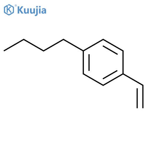 Benzene,1-butyl-4-ethenyl- structure