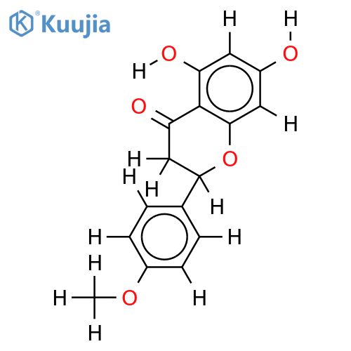 (2S)-isosakuranetin structure