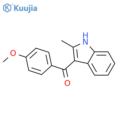 2-Methyl-3-(4'-methoxybenzoyl)indole structure