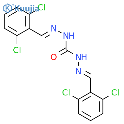 Benzaldehyde,2,6-dichloro-, carbohydrazone (8CI) structure