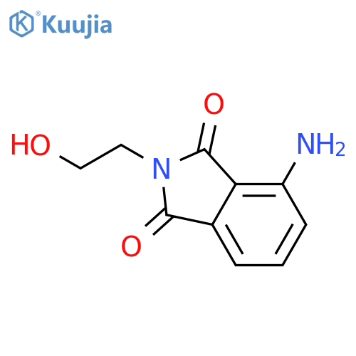 4-Amino-2-(2-hydroxy-ethyl)-isoindole-1,3-dione structure