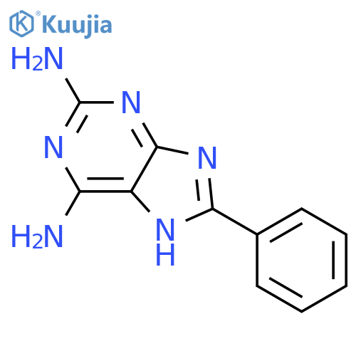 9H-Purine-2,6-diamine,8-phenyl- structure