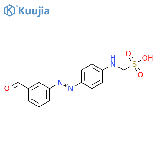 Methanesulfonic acid, [[4-[(3-formylphenyl)azo]phenyl]amino]- structure
