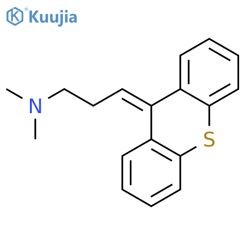 1-Propanamine,N,N-dimethyl-3-(9H-thioxanthen-9-ylidene)- structure
