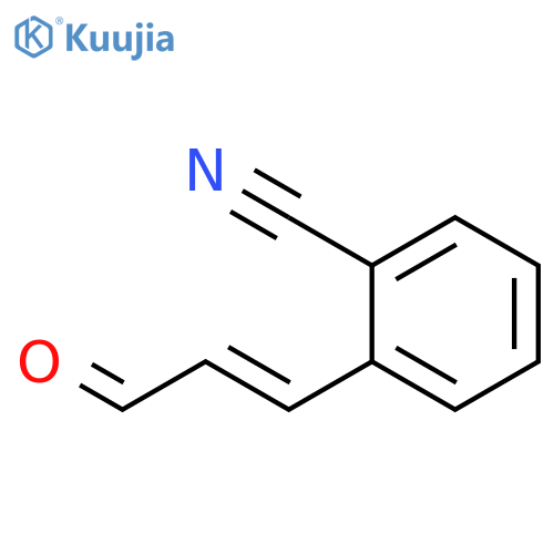 2-(3-oxoprop-1-en-1-yl)benzonitrile structure