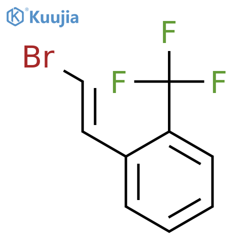 BENZENE, 1-[(1E)-2-BROMOETHENYL]-2-(TRIFLUOROMETHYL)- structure