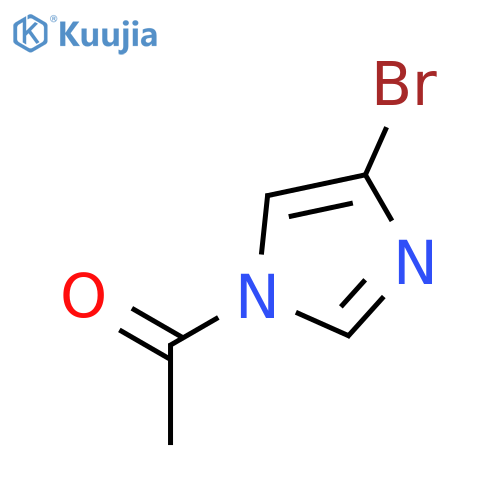 1-(4-bromo-1H-imidazol-1-yl)-Ethanone structure