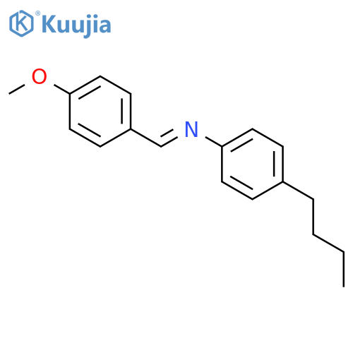 N-(4-Methoxybenzylidene)-4-butylaniline structure