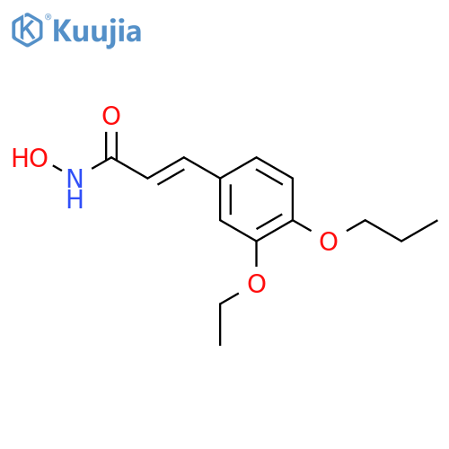 2-Propenamide,3-(3-ethoxy-4-propoxyphenyl)-N-hydroxy- structure