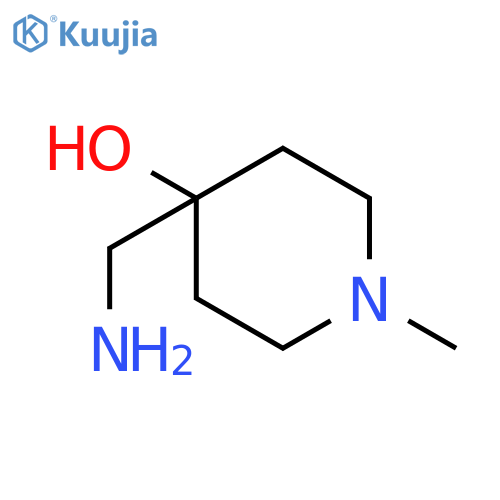 4-(Aminomethyl)-1-methylpiperidin-4-ol structure