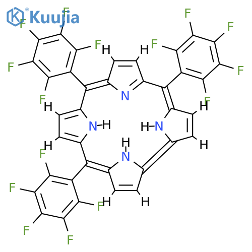 5,10,15-tris(pentafluorophenyl)corrole structure