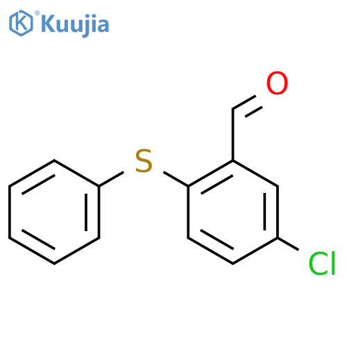 5-Chloro-2-(phenylsulfanyl)benzaldehyde structure