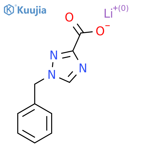 lithium(1+) 1-benzyl-1H-1,2,4-triazole-3-carboxylate structure