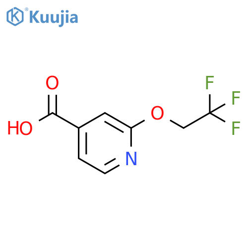 2-(2,2,2-trifluoroethoxy)pyridine-4-carboxylic Acid structure