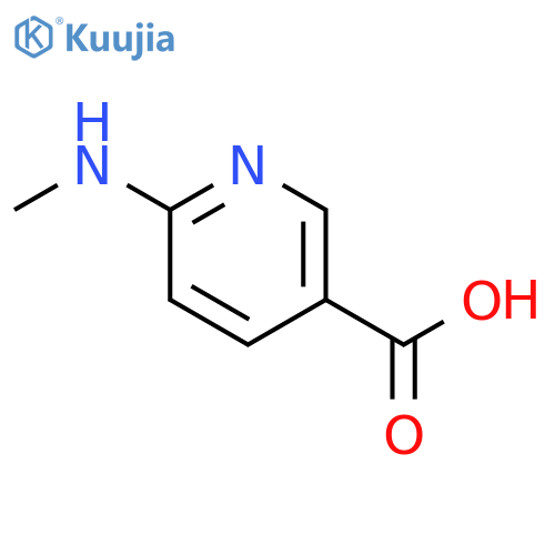 6-(methylamino)pyridine-3-carboxylic acid structure