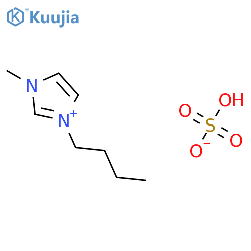1-Butyl-3-methylimidazolium hydrogen sulfate structure