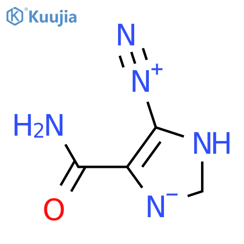 1H-Imidazole-5-diazonium,4-(aminocarbonyl)-, inner salt structure