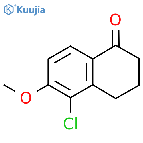5-Chloro-6-methoxy-3,4-dihydro-1(2H)-naphthalenone structure