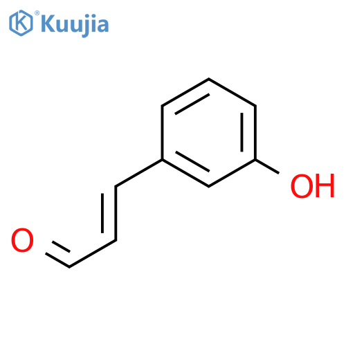 3-(3-hydroxyphenyl)prop-2-enal structure
