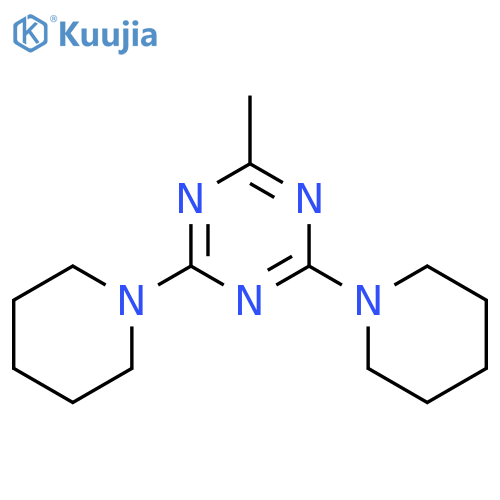 1,3,5-Triazine,2-methyl-4,6-di-1-piperidinyl- structure