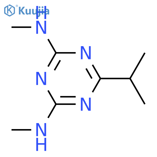 1,3,5-Triazine-2,4-diamine,N2,N4-dimethyl-6-(1-methylethyl)- structure