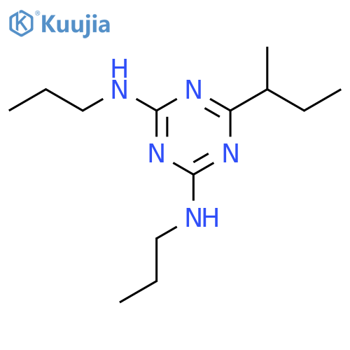 1,3,5-Triazine-2,4-diamine,6-(1-methylpropyl)-N2,N4-dipropyl- structure