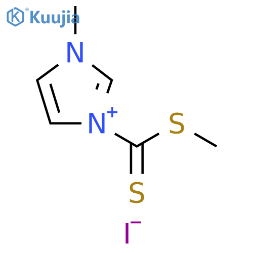 3-Methyl-1-
[(methylsulfanyl)methanethioyl]-1H-
imidazol-3-ium iodide structure