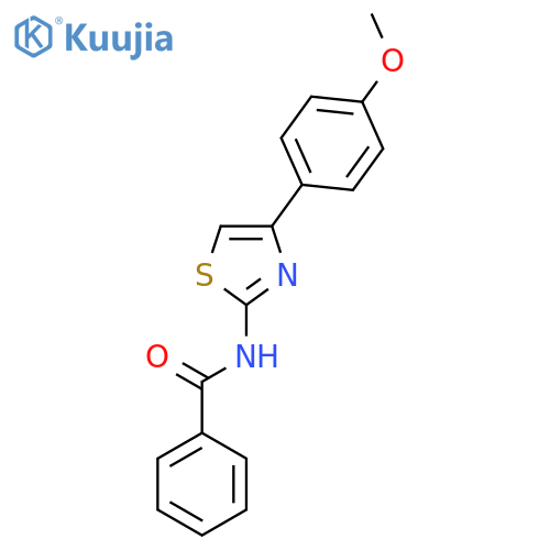 N-4-(4-methoxyphenyl)-1,3-thiazol-2-ylbenzamide structure