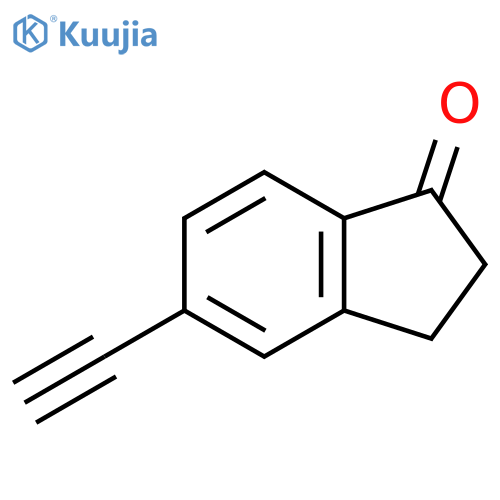 5-Ethynylindan-1-one structure