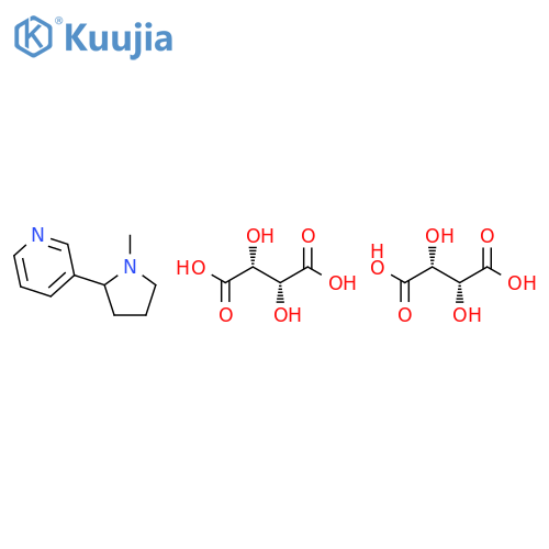 NICOTINE BI-L-(+)-TARTRATE structure