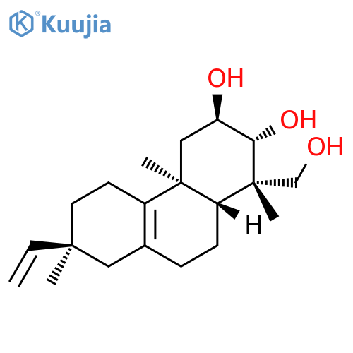 2,3-Phenanthrenediol, 7-ethenyl-1,2,3,4,4a,5,6,7,8,9,10,10a-dodecahydro-1-(hydroxymethyl)-1,4a,7-trimethyl-, (1S,2R,3R,4aS,7S,10aR)- structure