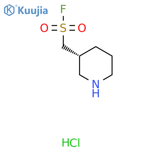 (3R)-piperidin-3-ylmethanesulfonyl fluoride hydrochloride structure