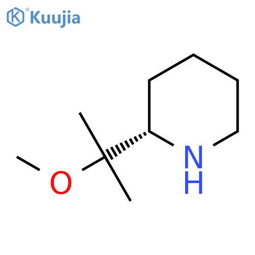 (2S)-2-(2-methoxypropan-2-yl)piperidine structure