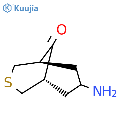 (1R,5S,7r)-7-amino-3-thiabicyclo3.3.1nonan-9-one structure