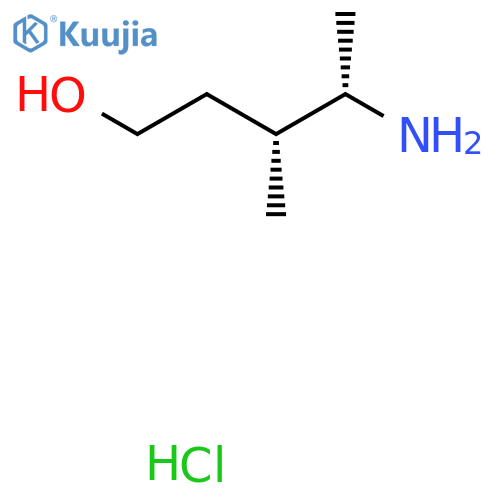 (3r,4s)-4-Amino-3-methylpentan-1-ol hydrochloride structure