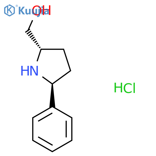 rac-(2R,5R)-5-phenylpyrrolidin-2-ylmethanol hydrochloride, trans structure