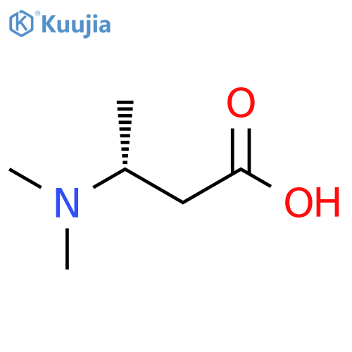 (3R)-3-(dimethylamino)butanoic acid structure