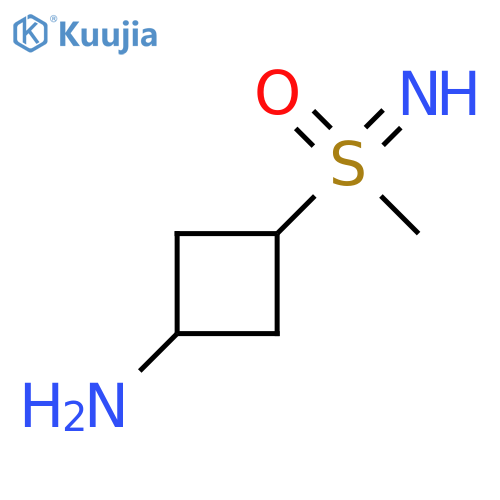 (3-aminocyclobutyl)(imino)methyl-lambda6-sulfanone structure