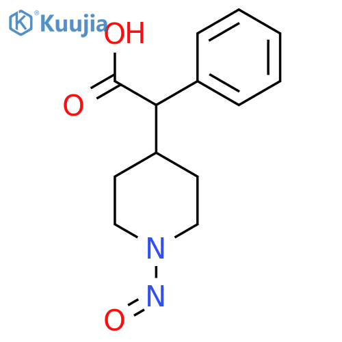 2-(1-Nitrosopiperidin-4-yl)-2-phenylacetic acid structure
