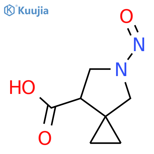 5-nitroso-5-azaspiro2.4heptane-7-carboxylic acid structure