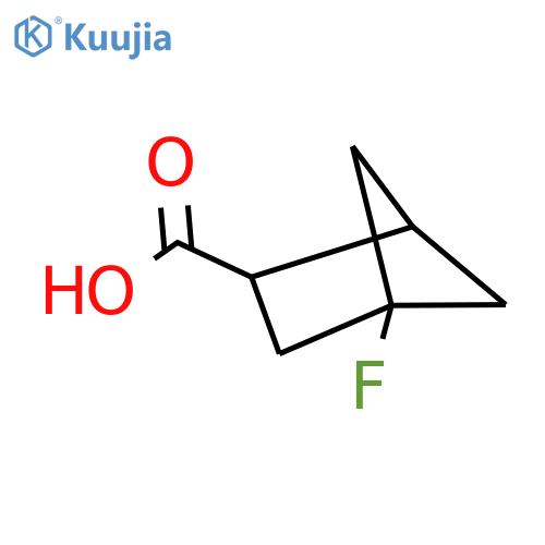 4-fluorobicyclo2.1.1hexane-2-carboxylic acid structure