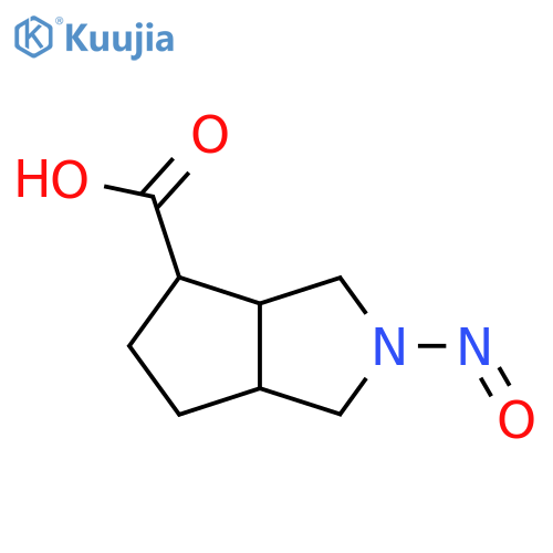 2-nitroso-octahydrocyclopentacpyrrole-4-carboxylic acid structure