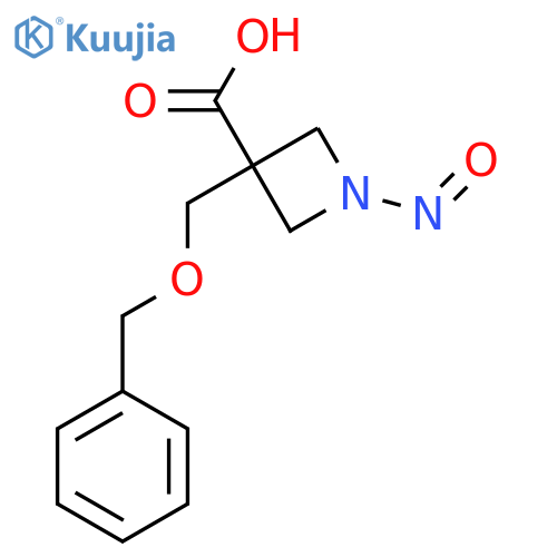 3-(benzyloxy)methyl-1-nitrosoazetidine-3-carboxylic acid structure