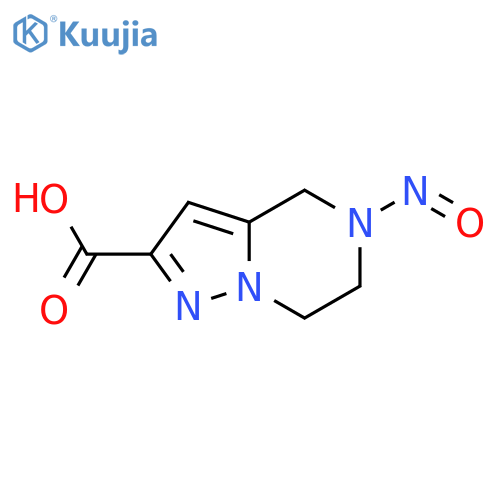 5-nitroso-4H,5H,6H,7H-pyrazolo1,5-apyrazine-2-carboxylic acid structure