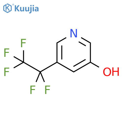 5-(1,1,2,2,2-pentafluoroethyl)pyridin-3-ol structure