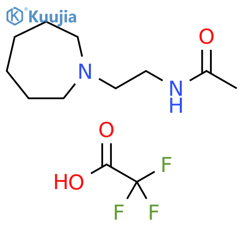 N-2-(azepan-1-yl)ethylacetamide, trifluoroacetic acid structure