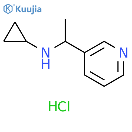N-1-(Pyridin-3-yl)ethylcyclopropanamine Hydrochloride structure