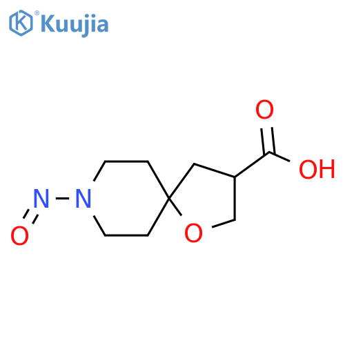 8-nitroso-1-oxa-8-azaspiro4.5decane-3-carboxylic acid structure