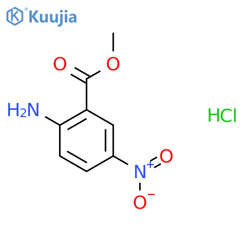 methyl 2-amino-5-nitrobenzoate hydrochloride structure