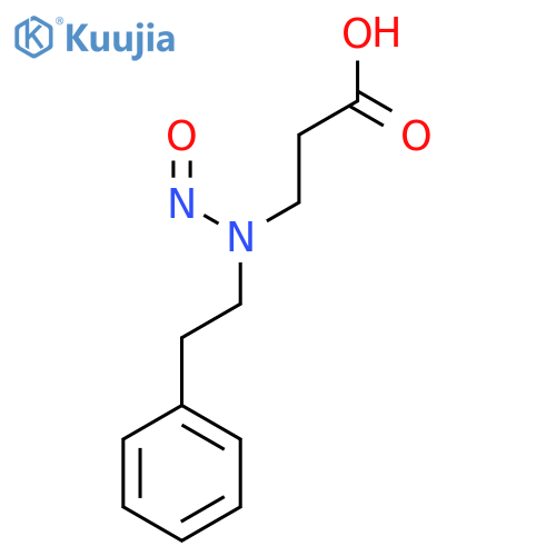 3-[Nitroso(2-phenylethyl)amino]propanoic acid structure